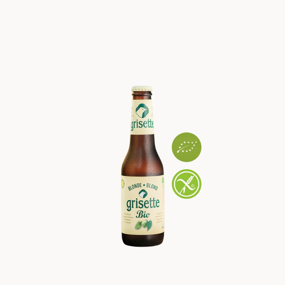 Grisette-Blond-Bio-25cl Cerveja Grisette Blond Bio sem gluten 25 cl