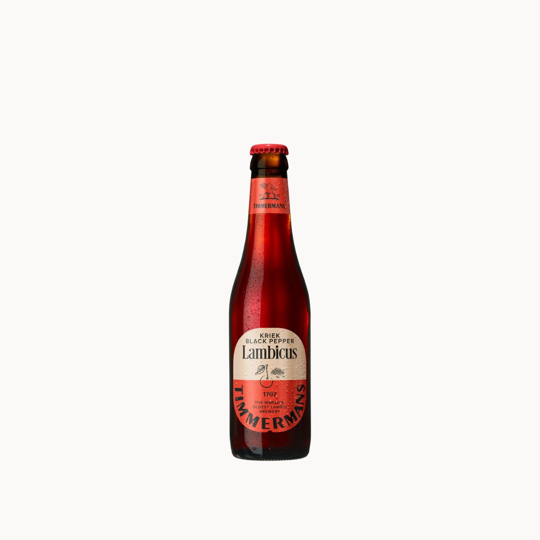 Timmermans-Kriek-lambicus-25cl-new garrafa cerveja Timmermans-Kriek-25cl-new
