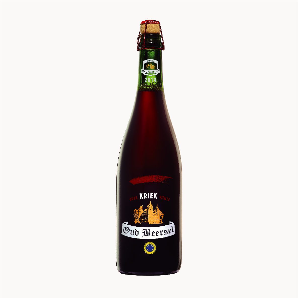 Oud_Beersel_Oude_kriek_Vieille_75_cl Garrafa Cerveja Oud Beersel Oude Kriek Vieille 75 cl