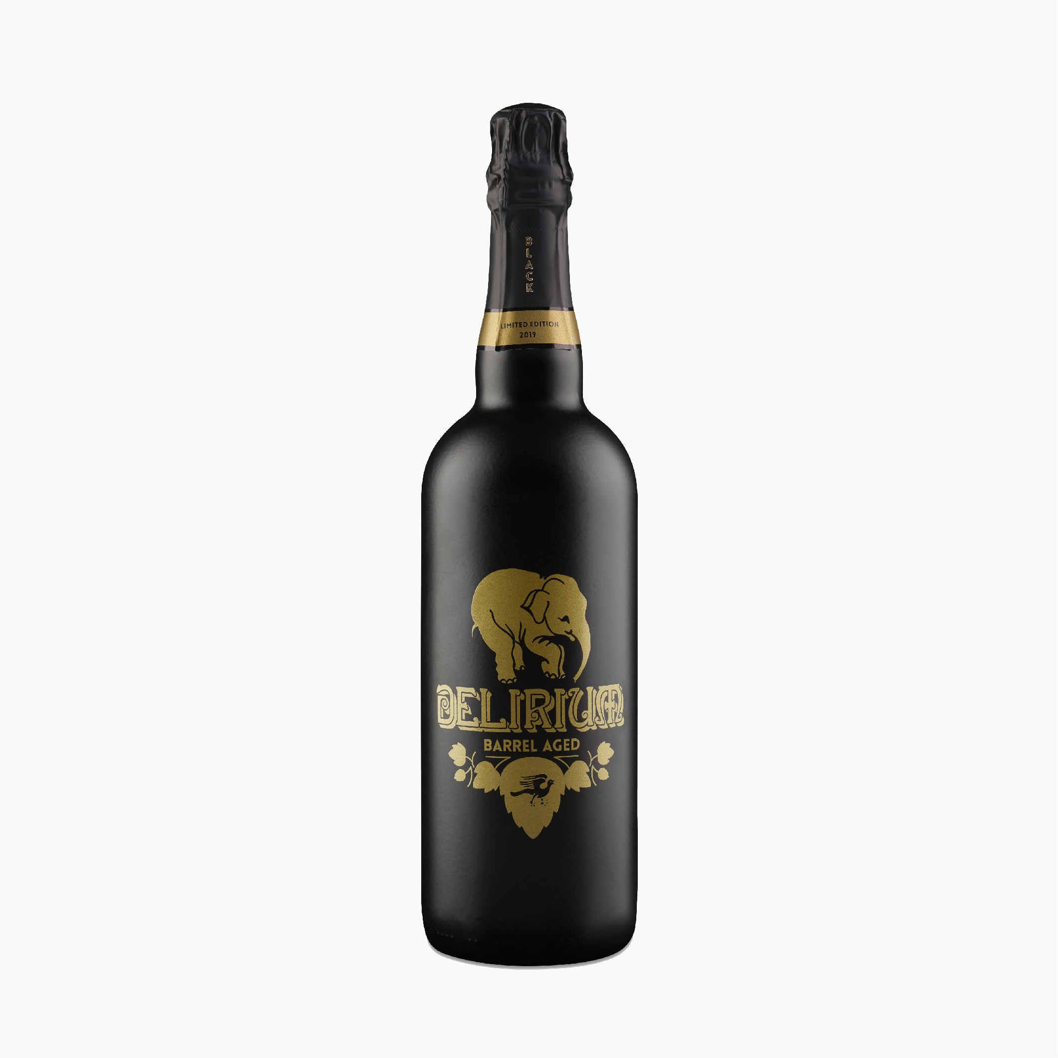 Delirium-Black-Barrel-Aged-75-cl Garrafa cerveja Delirium Black Barrel Aged 75 cl