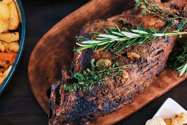 Cabrito assado pascoa