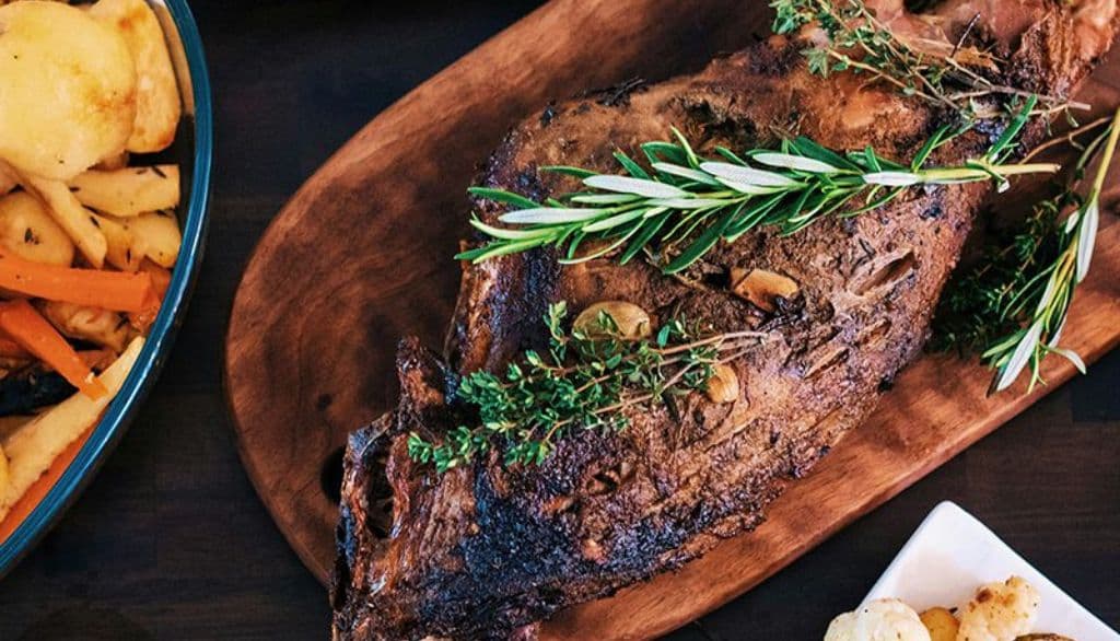 Cabrito assado pascoa