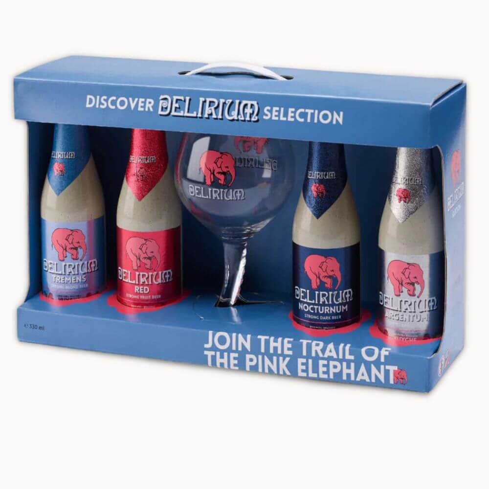 Delirium Discovery Gift Pack Delirium-Discorey-Gift-Pack-4x33cl + Copo