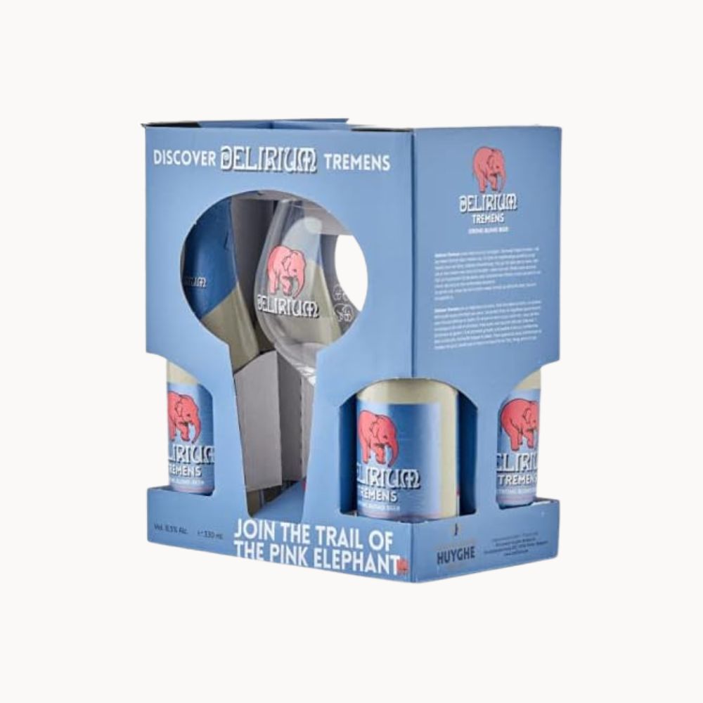 Delirium Tremens Discovery Pack Delirium Tremens Discovery 4 Pack + Copo Pé tromba