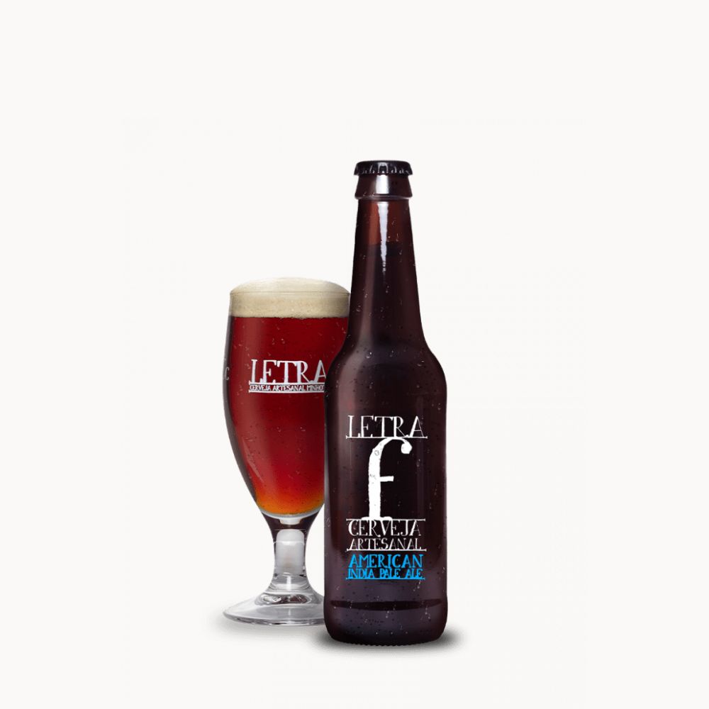 Letra f cerveja Letra f