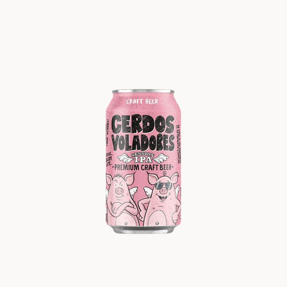 Cerdos Voladores session ipa cerveja Cerdos Voladores session ipa 33cl