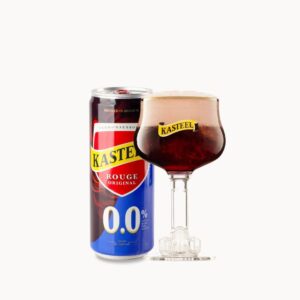 Kasteel Rouge 0.0% Lata 33 cl + Copo