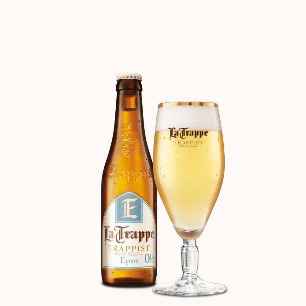 La Trappe Epos 0.0% 33 cl - garrafa+Copo