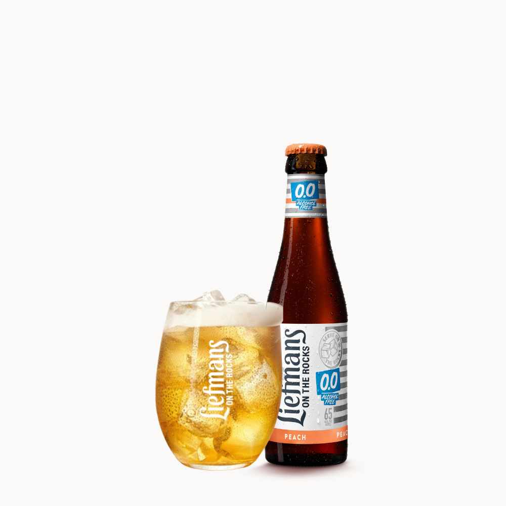 Liefmans-peach-0.0-25cl - garrafa+Copo Liefmans-peach-0.0-25cl - garrafa+Copo