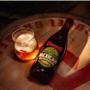 Duvel Barrel Aged n 10 Mexican Edición 75cl + Copo em barrica