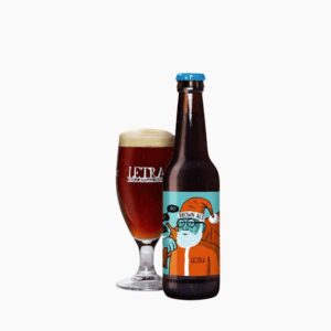 cerveja Letra Xmas Brown Ale + Copo
