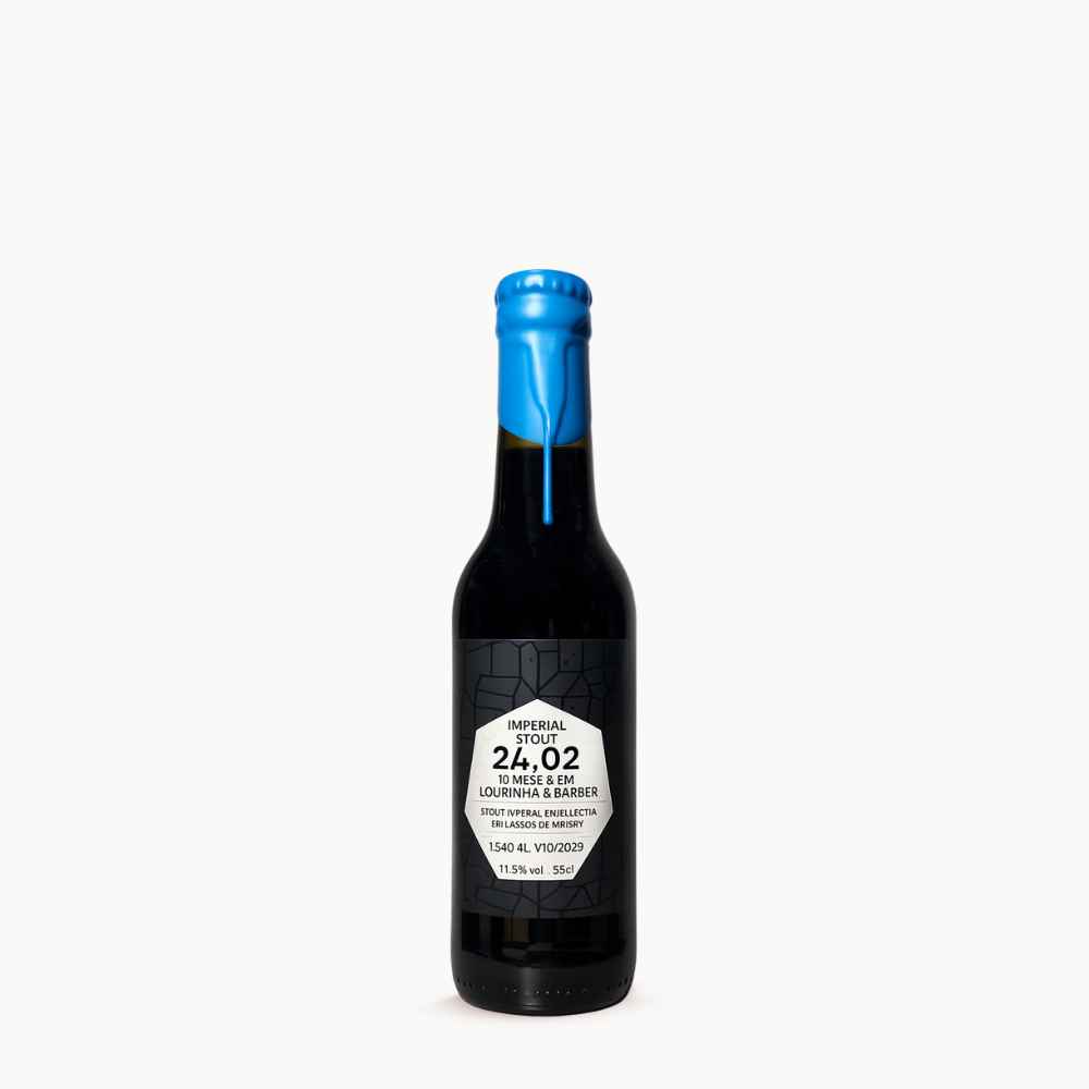 Burguesa IS BA 24.02 garrafa cerveja artesanal Burguesa Imperial Stout BA Lourinhac 24.02 33 cl