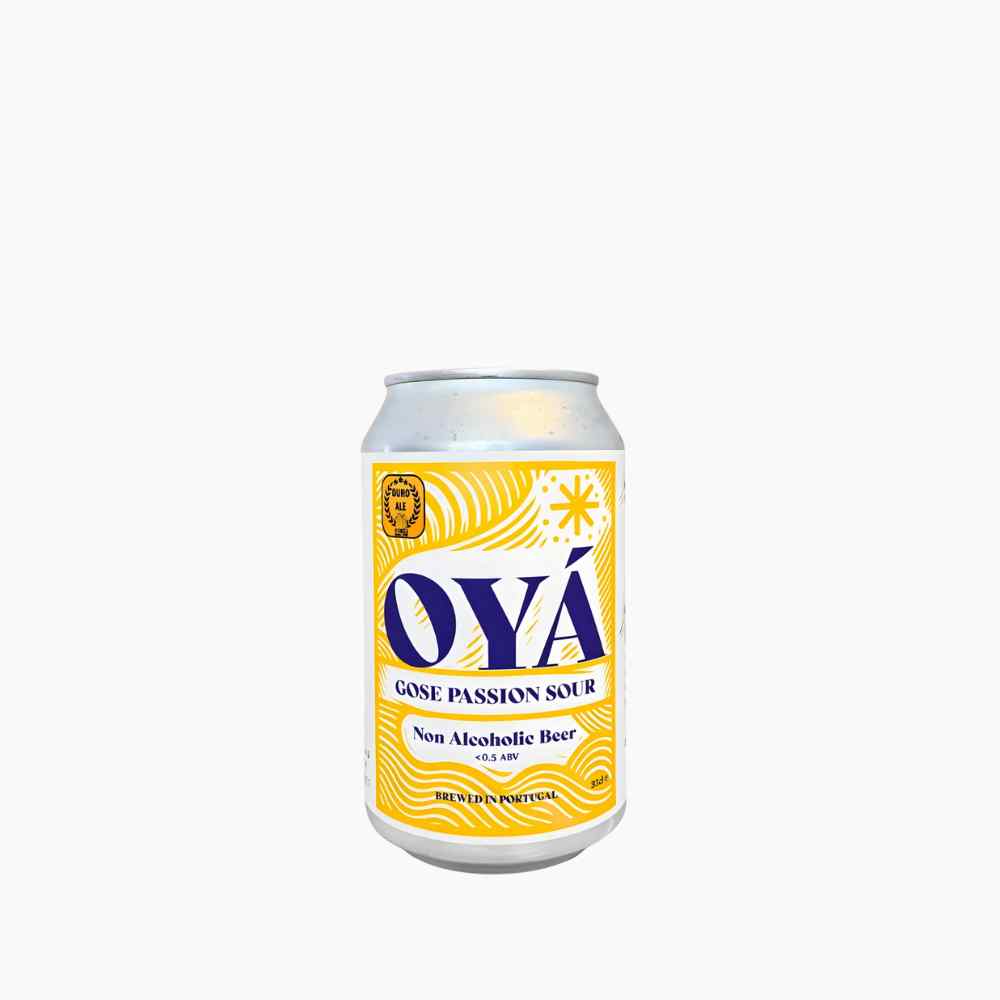 bah! OYA Gose passion Sour non-alcoholic beer 0.5% 33cl lata cerveja bah! OYA Gose passion Sour non-alcoholic beer 0.5% 33cl