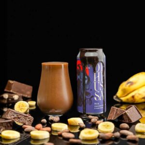 cerveja Ophiussa Nyx chocolate & banana Cream Stout 44 cl