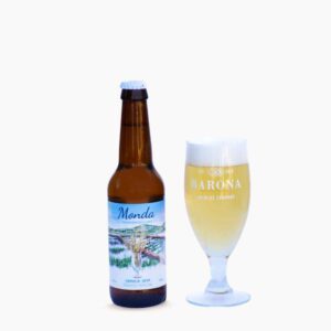 garrafa cerveja artesanal do Alentejo Barona Monda portuguese Rice Lager 33cl