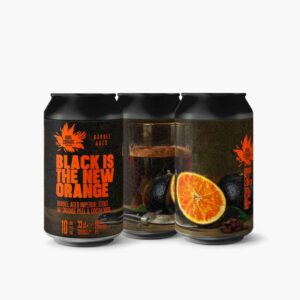 garrafa cerveja artesanal Dois Corvos Black is the New Orange Imperial Stout BA 33 cl