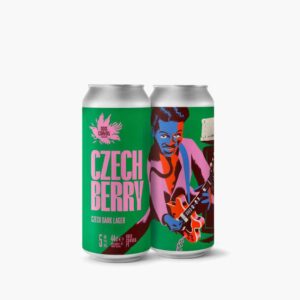 lata cerveja artesanal Dois Corvos Czech Dark Lager 44cl
