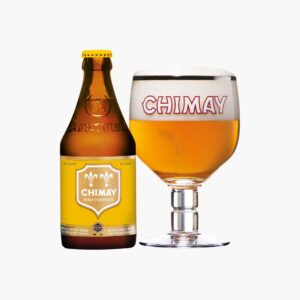 Chimay jaune (Yelloe) Bond Ale + Copo 33 cl