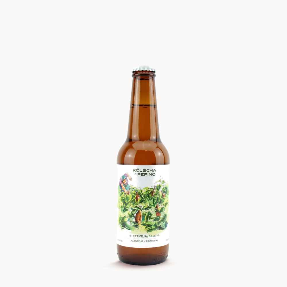 Barona-Kölscha de Pepino garrafa cerveja artesanal portuguesa Barona Kölscha de Pepino 33 cl