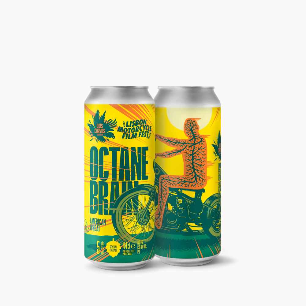 Dois Corvos Octane Brain American Wheat 44cl cerveja artesanal portuguesa Dois Corvos Octane Brain American Wheat 44 cl