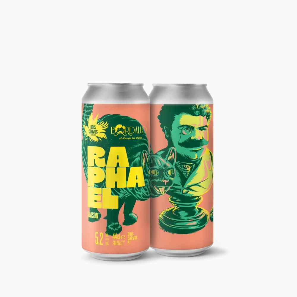 Dois Corvos Raphael Saison 44cl cerveja artesanal portuguesa Dois Corvos Raphael Saison collab Bordallo 44cl